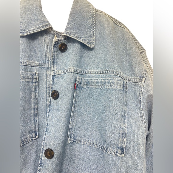 LEVI’S Cara Denim Jacket Medium Chore Jacket - Picture 5 of 11